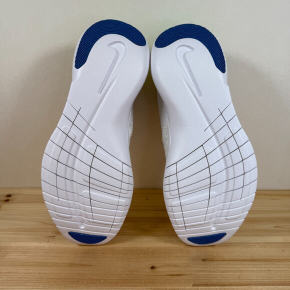 Nike Free RN Flyknit Next Nature White Blue Men 11.5 Running Shoes FB1276-104 - Picture 6 of 10